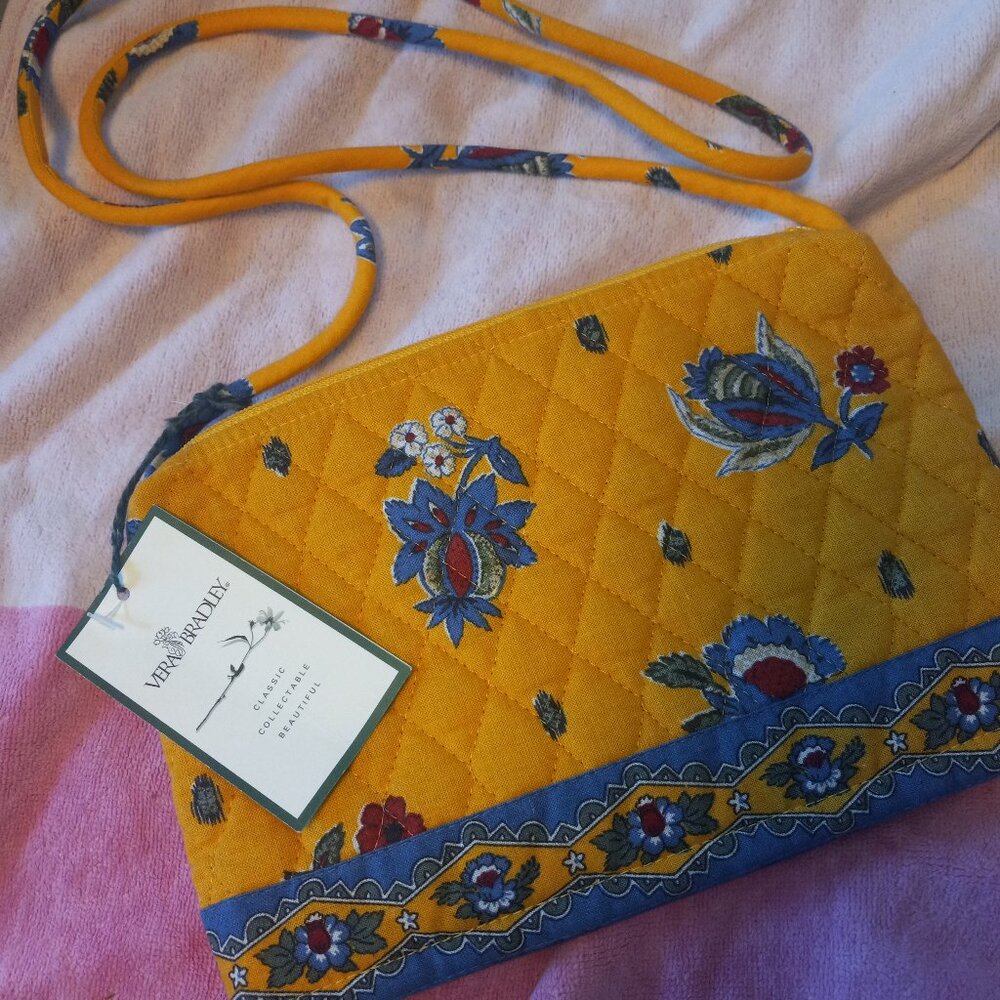 Vera Bradley Yellow Cross Body handbag (new)